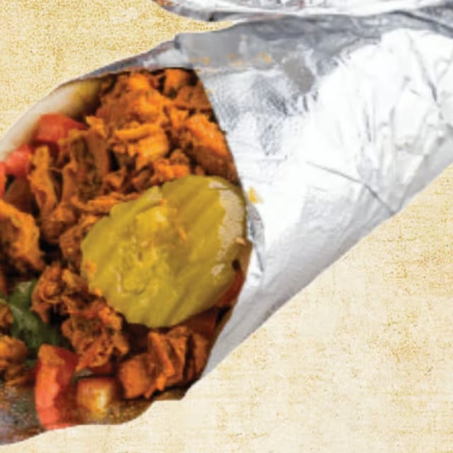 Chicken Gyro Sandwich.
